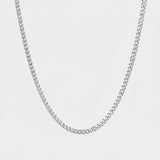 18K Gold Plated 3MM Cuban Link Chain for Men Manntara