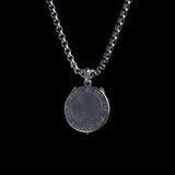 316L Stainless Steel Golden Viking Wolf Locket Necklace For Men Manntara