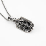 925 Sterling Silver Lion King Head with Crown Necklace Manntara