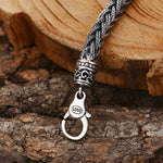 S925 Silver Mantra Metallic Bracelet for Men Manntara