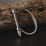 Silver Casual Arrow Unisex Bracelet of Stainless Steel Manntara