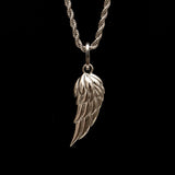 Silver Angel Demon Wings Men's Necklace of Stainless Steel Manntara