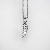 Silver Angel Demon Wings Men's Necklace of Stainless Steel Manntara