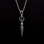 Stainless Steel Silver Viking Stick Necklace For Men Manntara