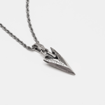 Sterling 925 Silver Arrow Necklace For Men Manntara