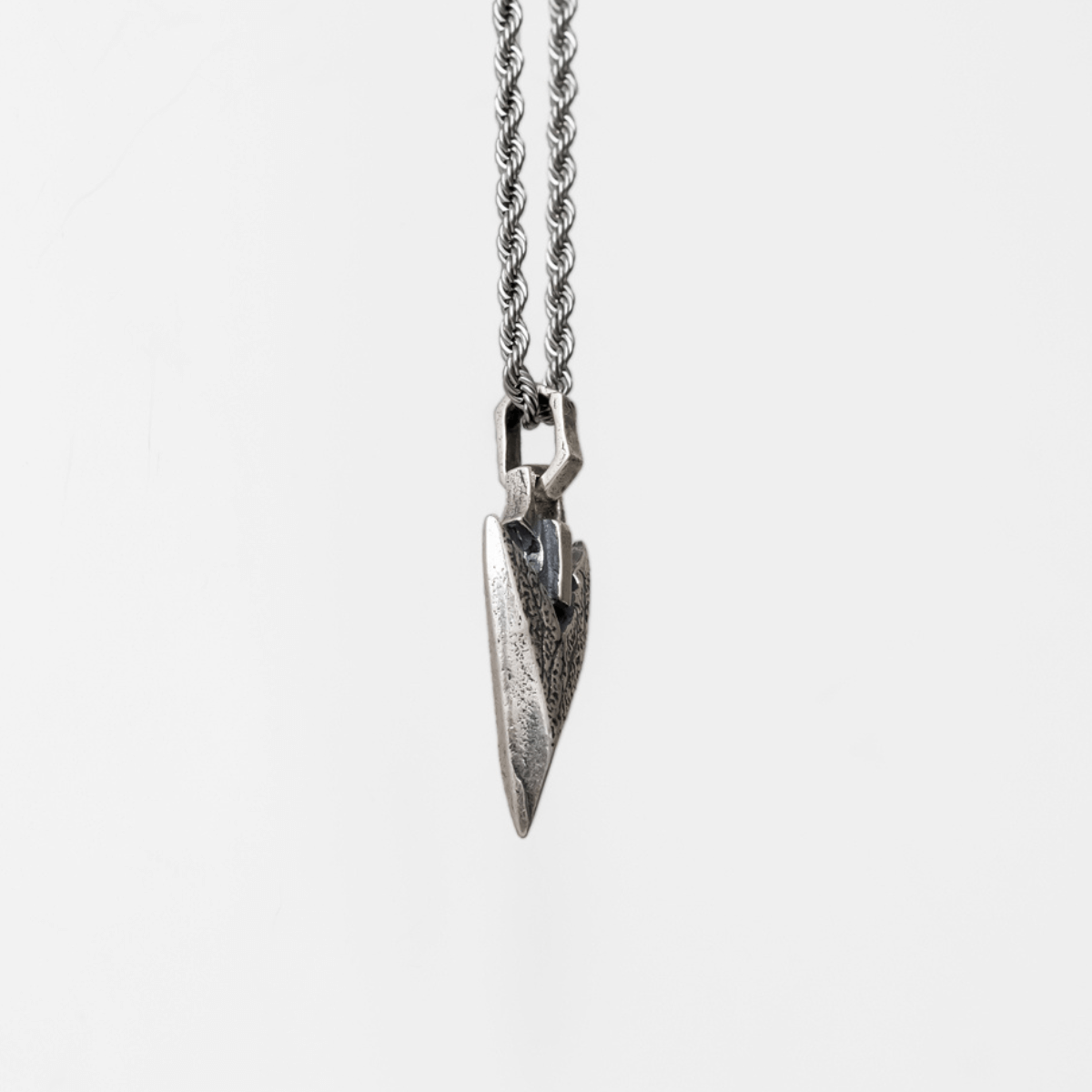 Sterling 925 Silver Arrow Necklace For Men Manntara