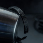 Black Stainless Steel & Rhodium Roman Bracelet Set For Men