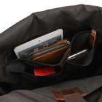 Men's Full-Grain Leather Backpack for iPad