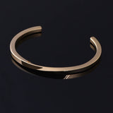 Men's Golden Stainless Steel Cuff Bracelet