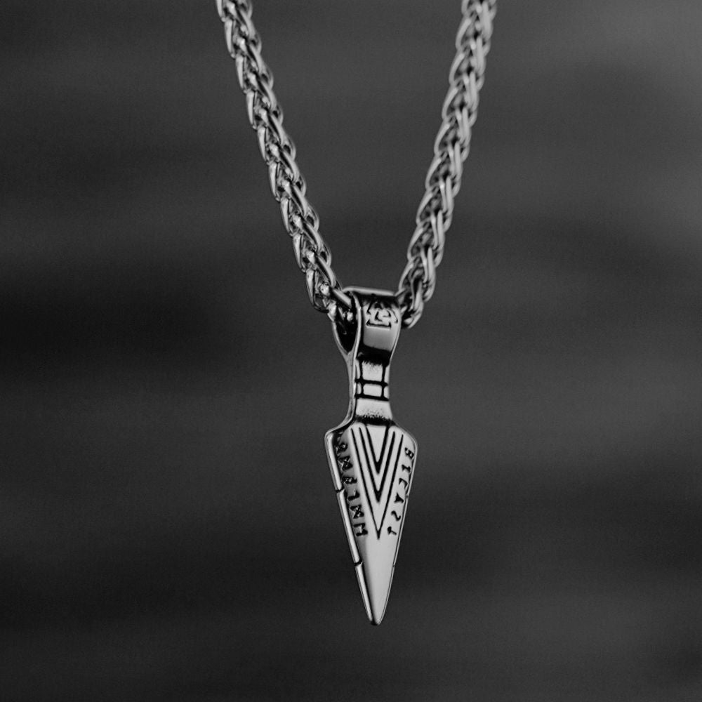Premium Stainless Steel Arrow Viking Necklace For Men