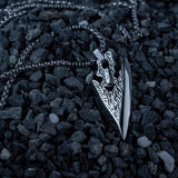 Premium Stainless Steel Silver Arrow Necklace For Men Manntara