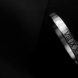 Silver Stainless Steel Roman Designer Bracelet For Men
