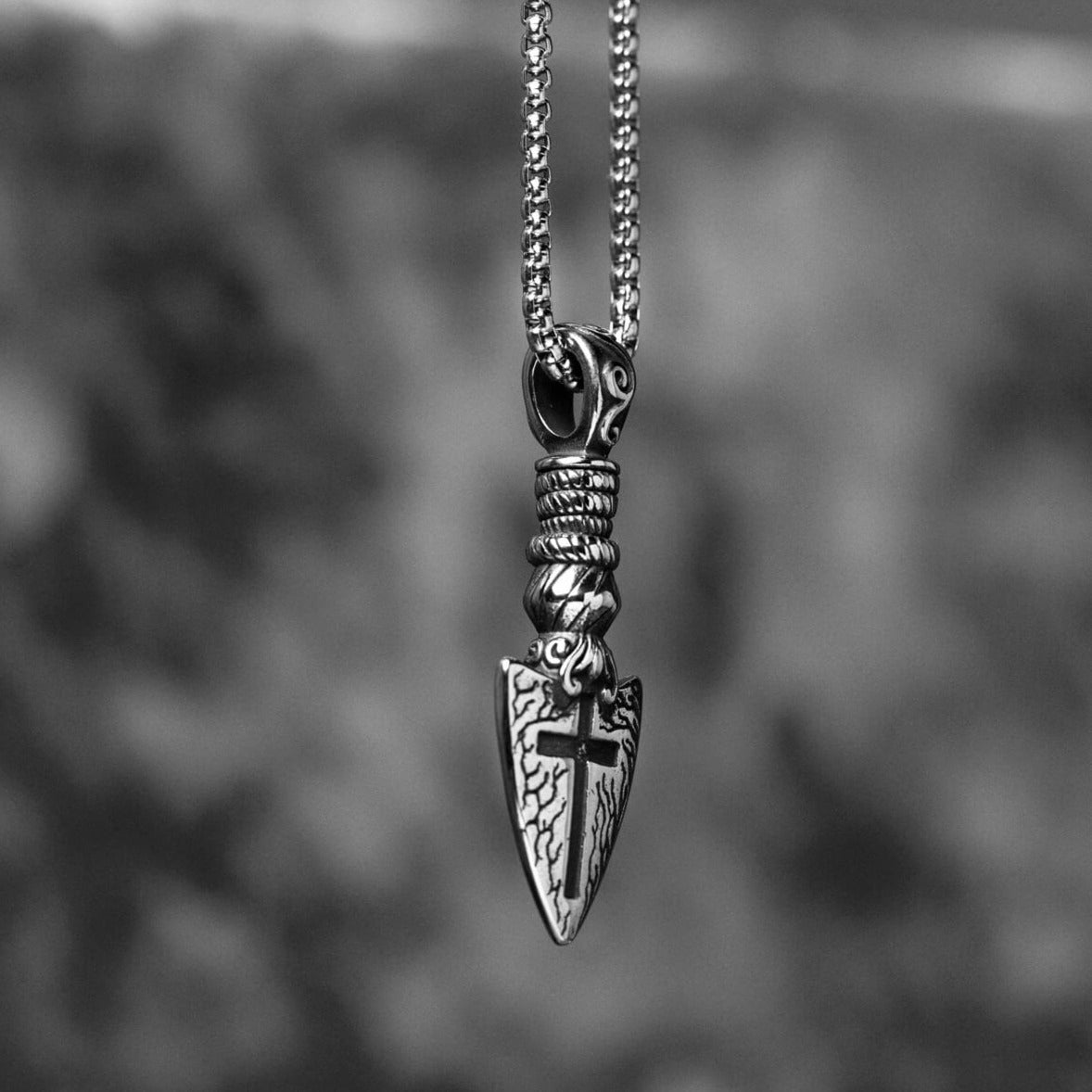 Stainless steel catholic pendant for men and women