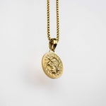 18K Golden Plated Zeus Thunder Necklace for Men of Stainless Steel Manntara