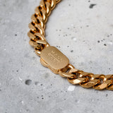 18K Gold Plated 6MM Cuban Link Chain for Men Manntara