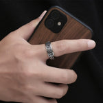 Celtic Viking Runes Men's Ring of Stainless Steel Manntara
