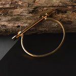 Golden Casual Arrow Unisex Bracelet of Stainless Steel  Manntara