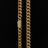 Men's 6mm 18K Gold Plated Cuban Link Chain - Durable Curb Link