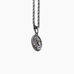 Men's Achilles Greek Hero Necklace on a white background