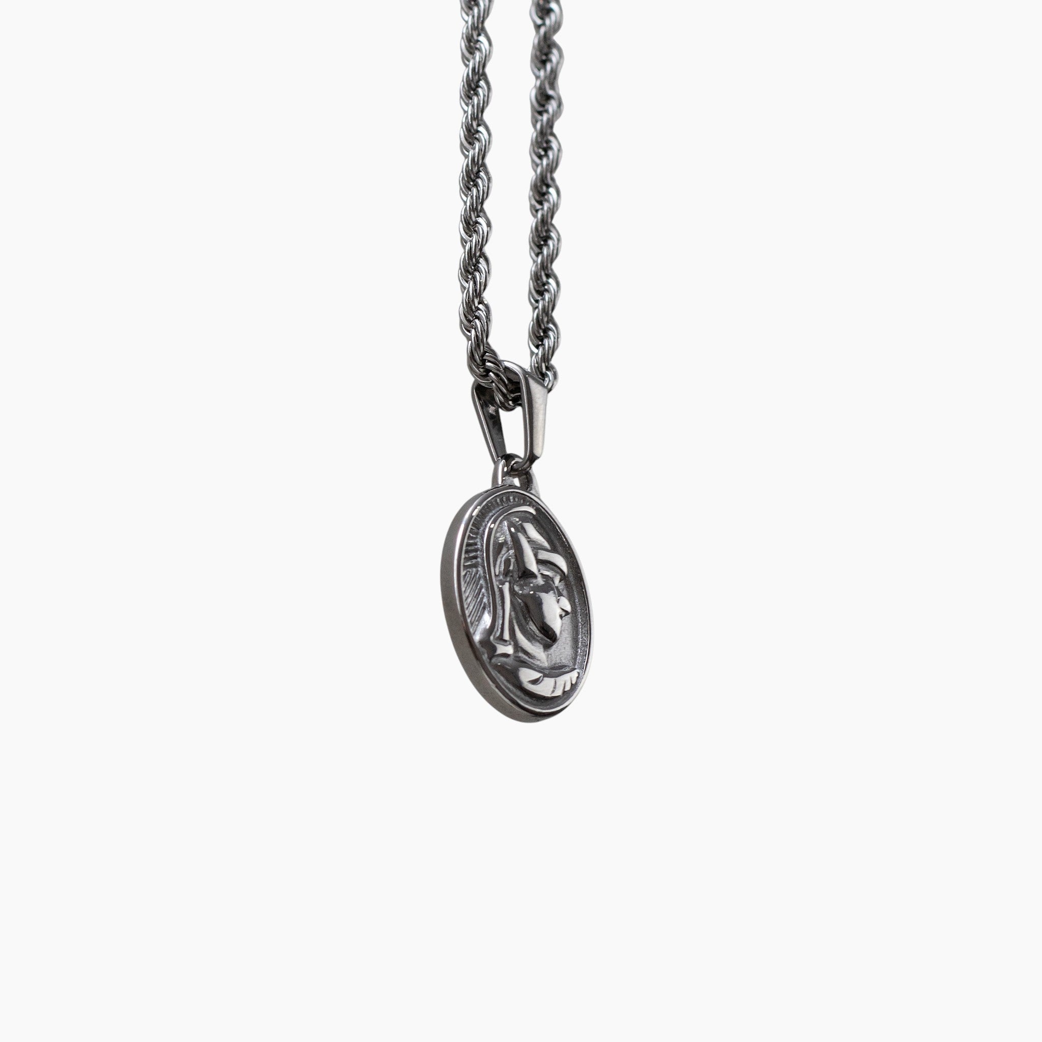 Men's Achilles Greek Hero Necklace on a white background
