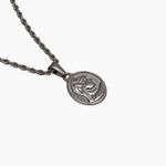 Men's Achilles Greek Hero Necklace on a white background