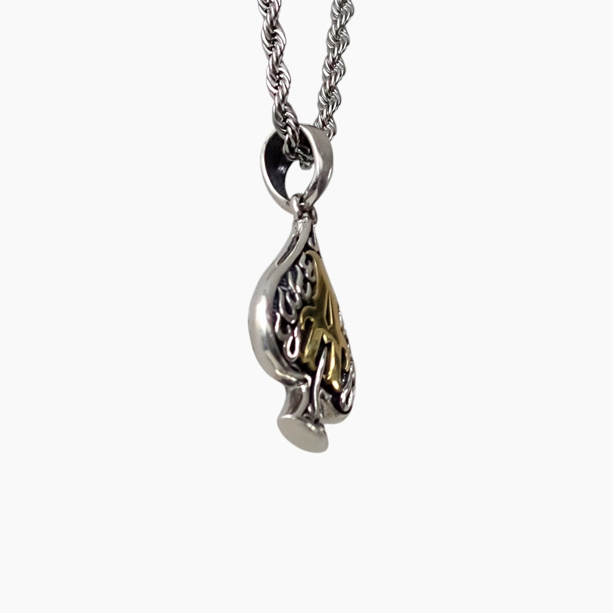 S925 Silver Ace of Spades Necklace for Men Manntara