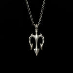 S925 Silver Poseidon Neptune Trident Necklace for Men Manntara