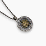 S925 Silver Poseidon Trident Locket Necklace for Men Manntara