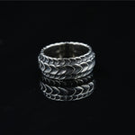 Silver Dragon Squama Men's Ring of Stainless Steel Manntara