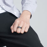 Silver Celtic Knot Viking Men's Ring of Stainless Steel Manntara