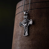 Stainless Steel Inri Jesus Cross Necklace For Men & Women Manntara