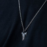 Sterling 925 Silver Wolf Fang Necklace For Men Manntara
