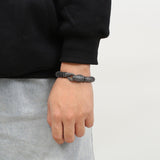 Premium Stainless Steel Black Snake Bracelet For Men