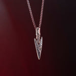 Sterling 925 Silver Arrow Chinese Necklace For Men