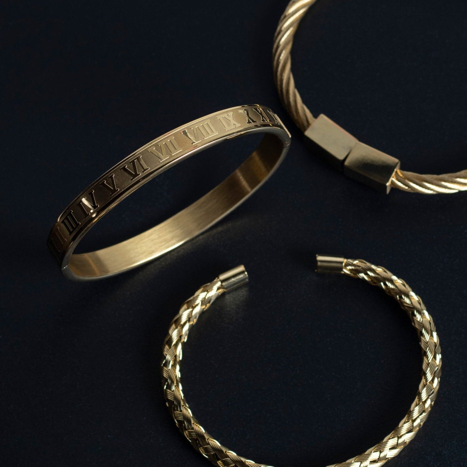 Buy Rose Gold-Toned Bracelets & Bangles for Women by MYKI Online | Ajio.com